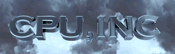 CPU,INC. 3D Logo floating in the Clouds